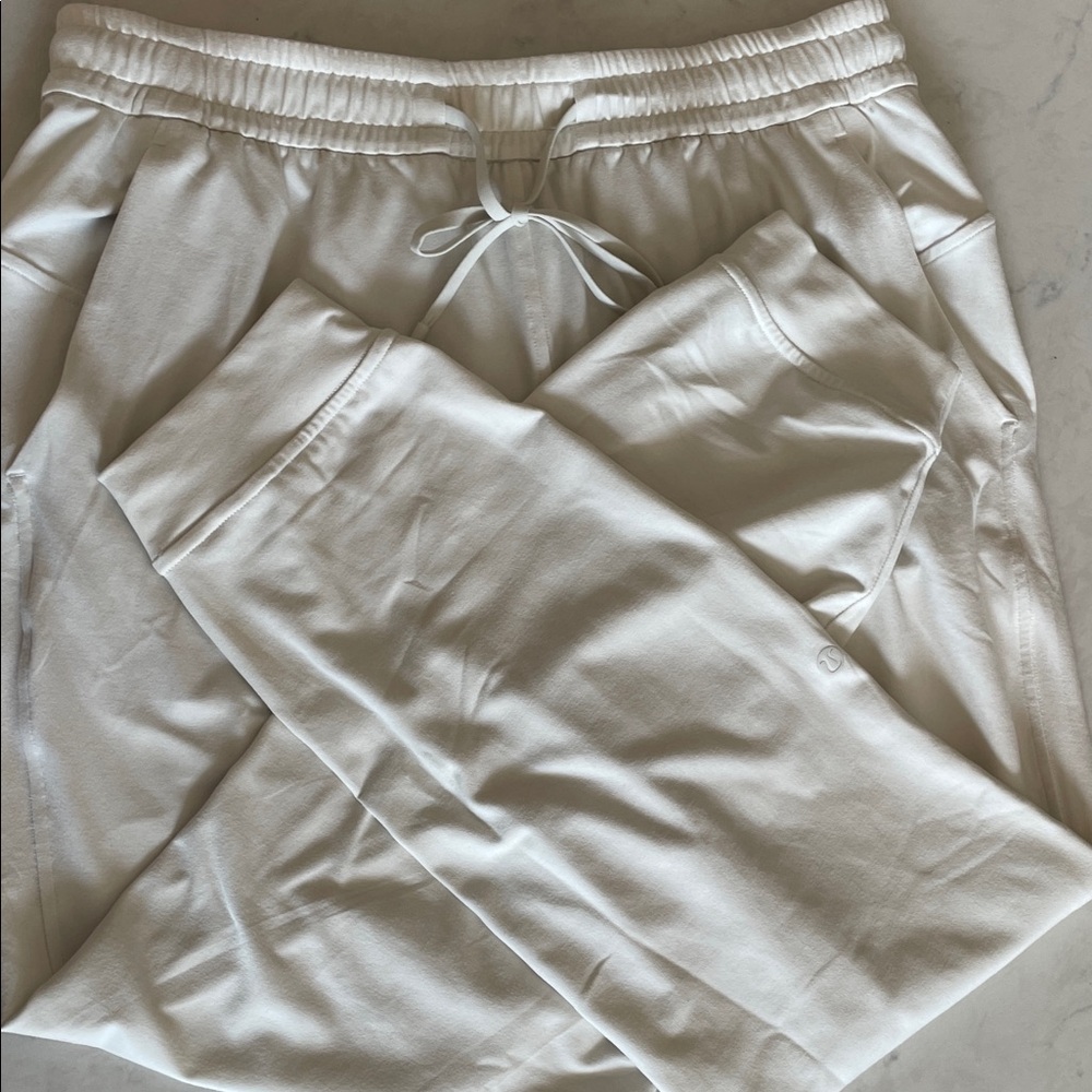 Lululemon Athletica Cream Track Pants